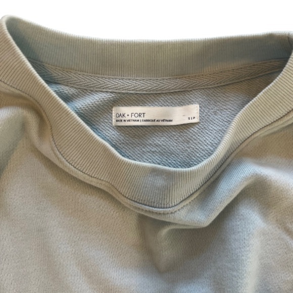 Oak & Fort Cropped Crewneck - Picture 1 of 3